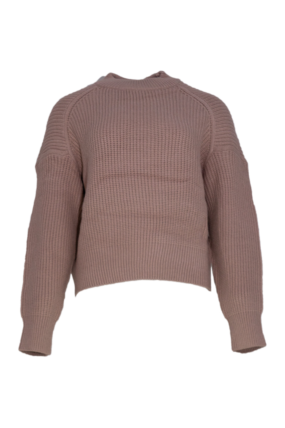 Trui gebreid kort model bruin