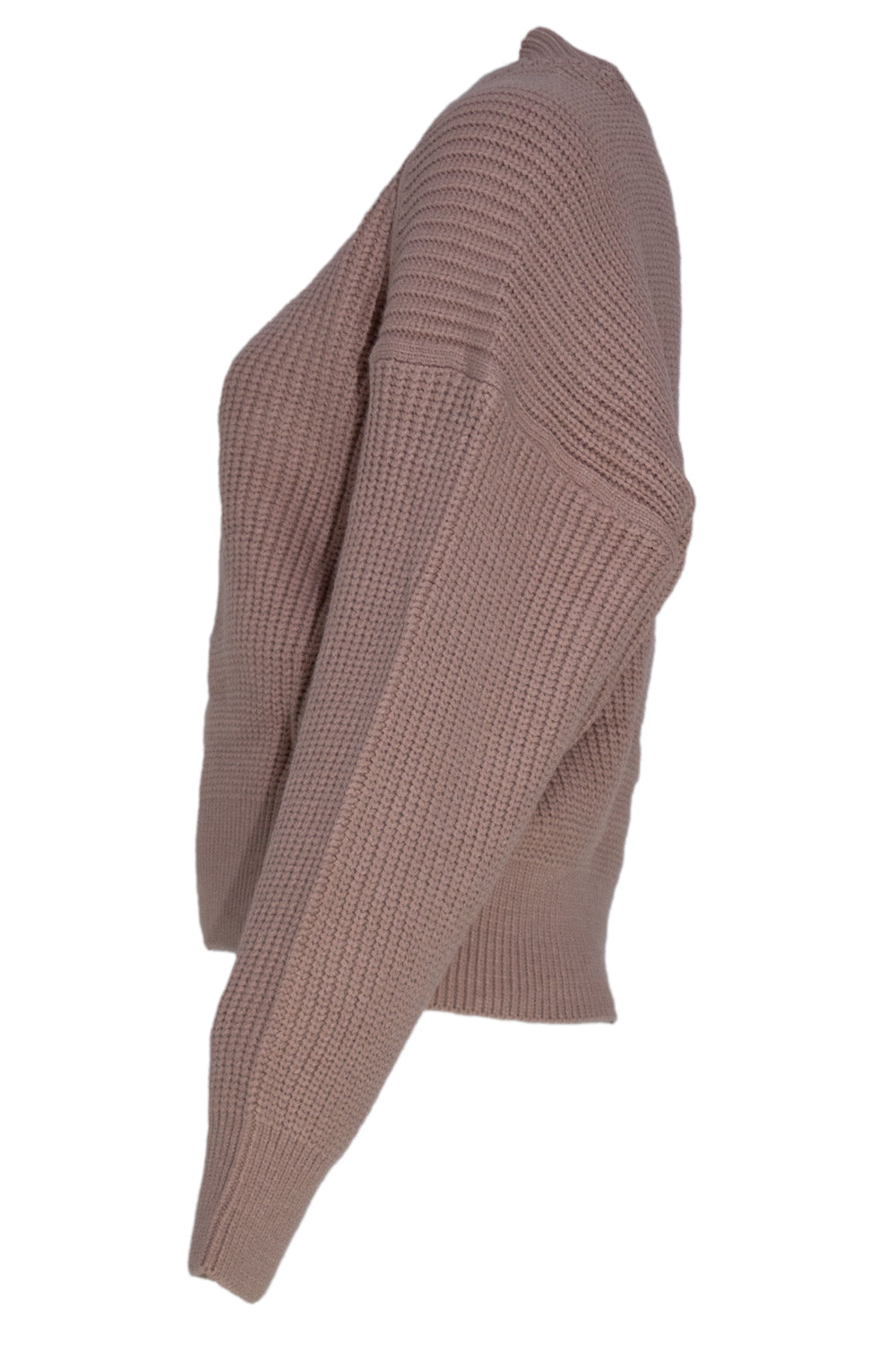 Trui gebreid kort model bruin