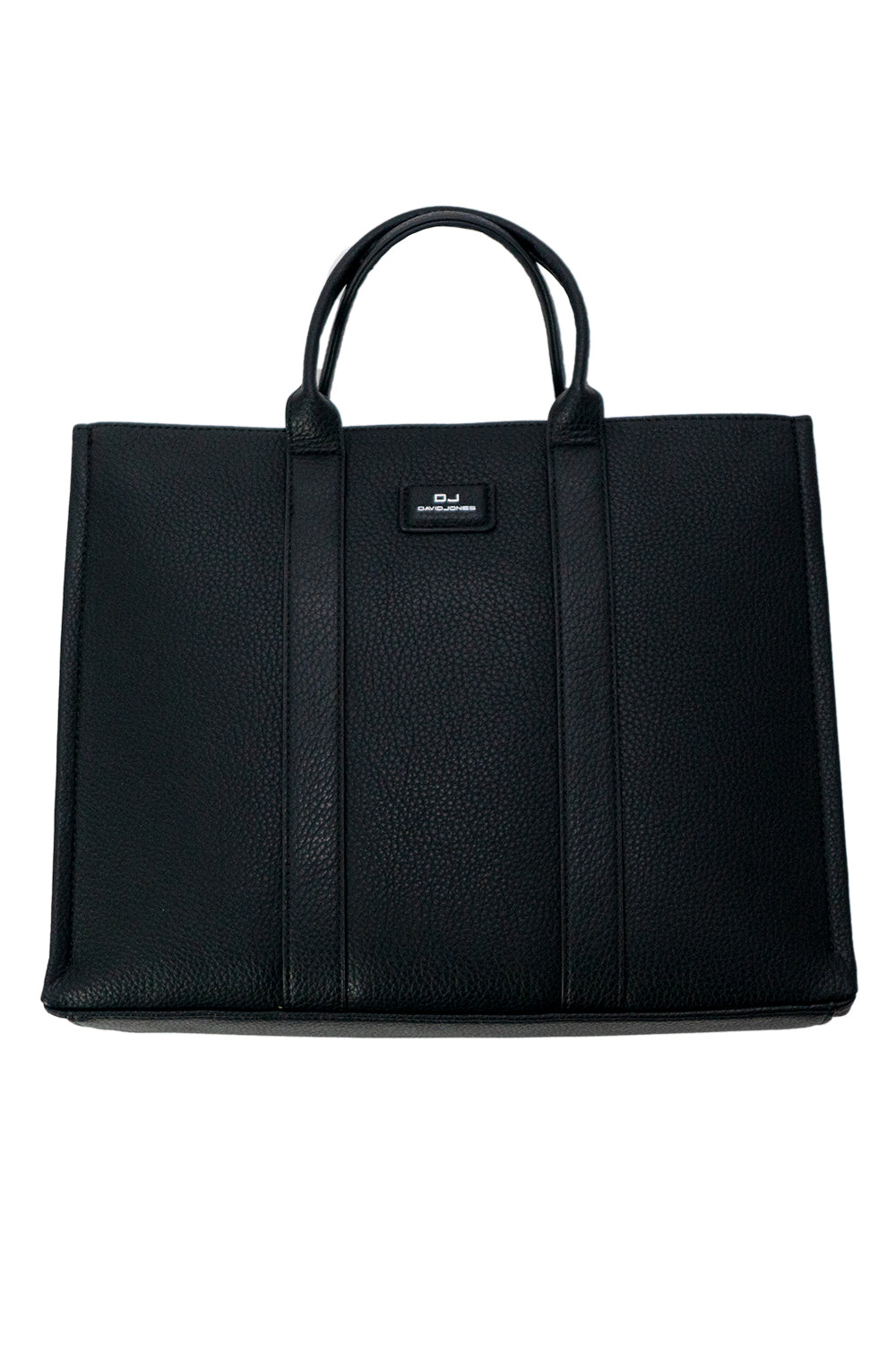 Kunstleder handtas groot zwart