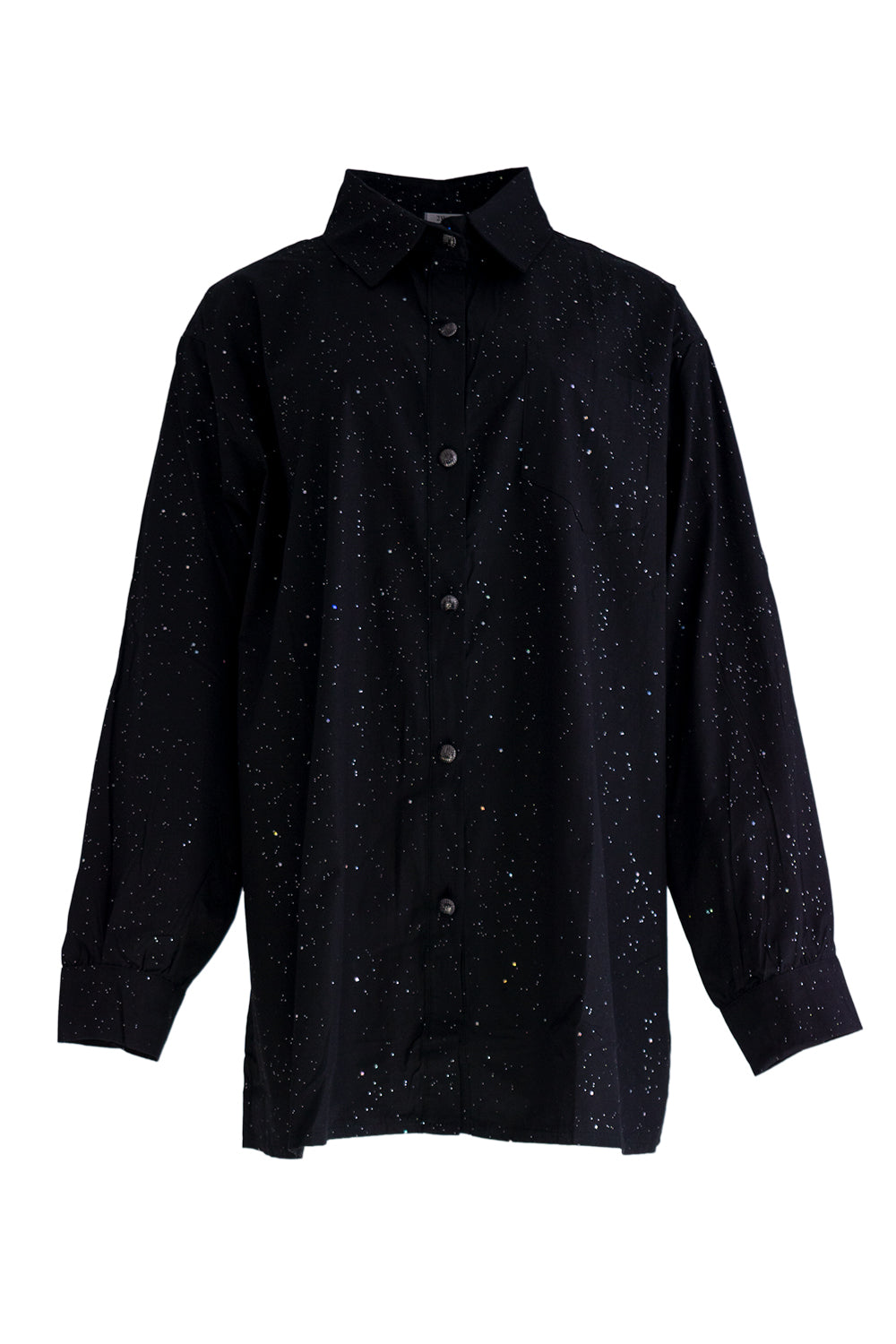 Glitter Blouse zwart