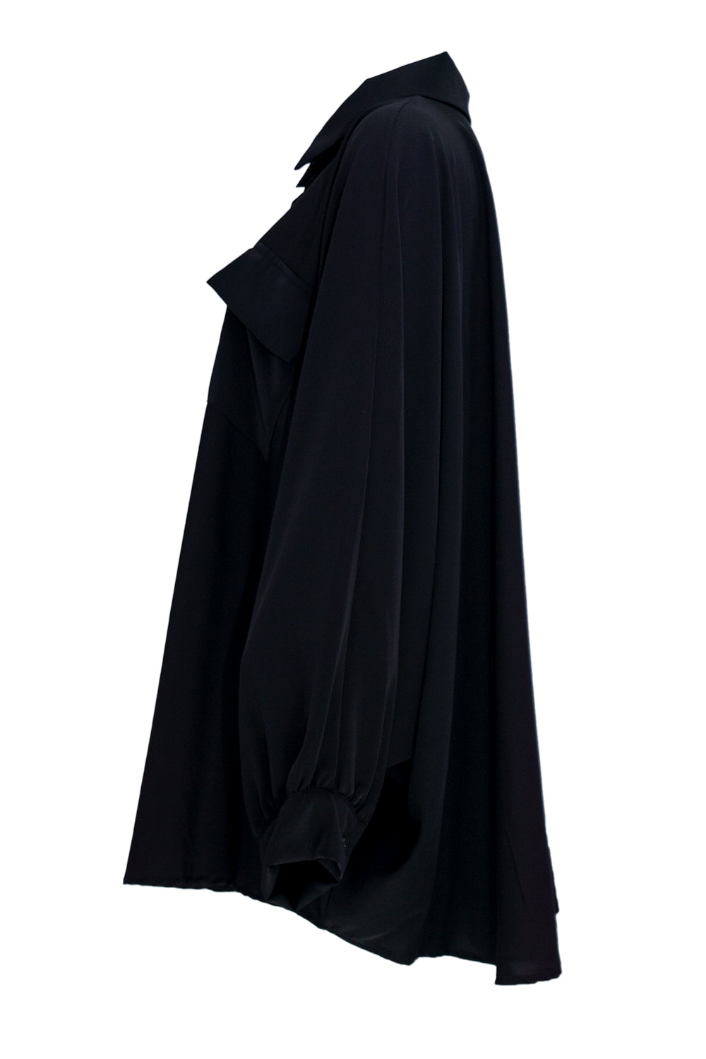 Blouse vleermuis Zwart