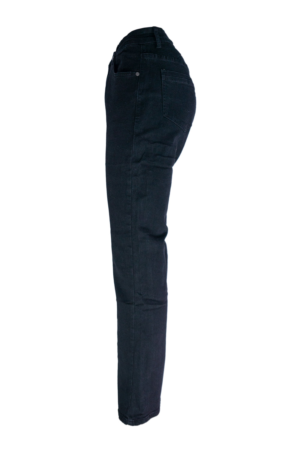 Flared push-up Jeans zwart