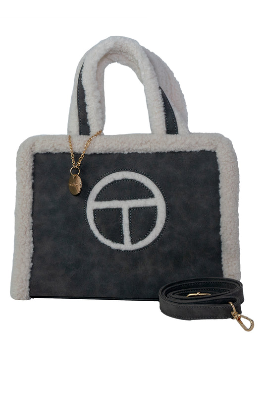 Teddy tas grijs