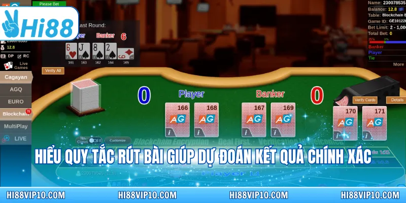 Hiểu quy tắc rút bài giúp dự đoán kết quả chính xác