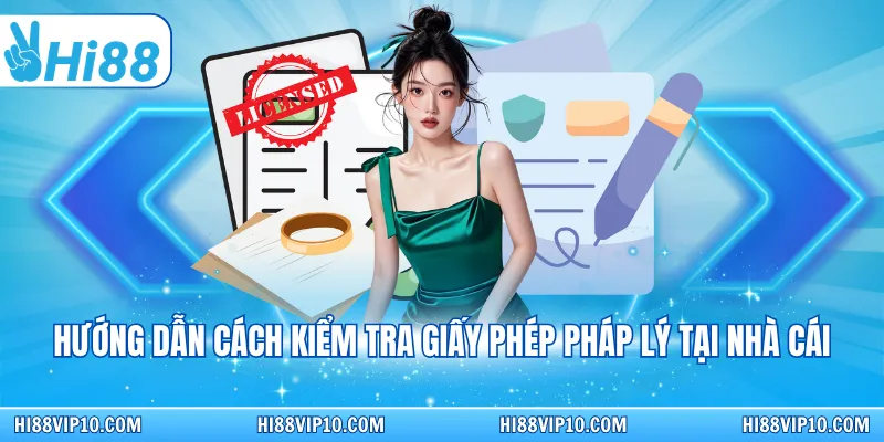 Hướng dẫn cách kiểm tra giấy phép pháp lý tại nhà cái